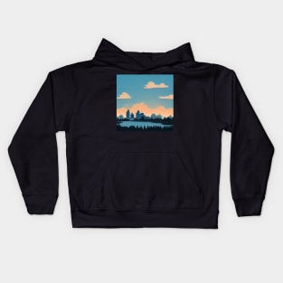 Lexington Kentucky | Comics style Kids Hoodie